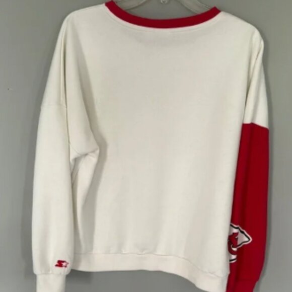 Vintage STARTER Chiefs Sweatshirt Size Medium - Picture 4 of 10